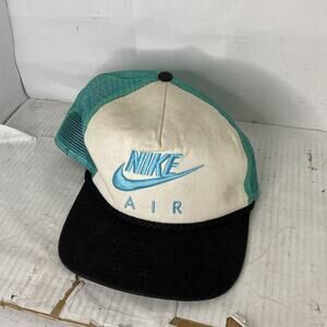 Vintage Nike Air Classic Swoosh Mesh Snapback Mesh Hat One Size As Pictured